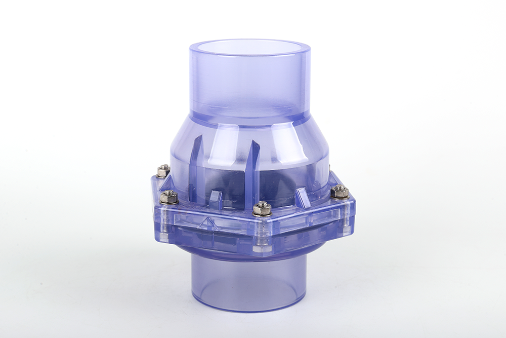 明光透明翻板式止回阀